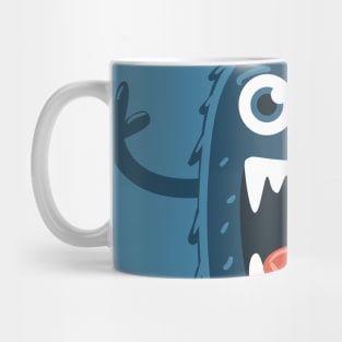 Cute Boo! I'm a Monster Face Halloween Mug